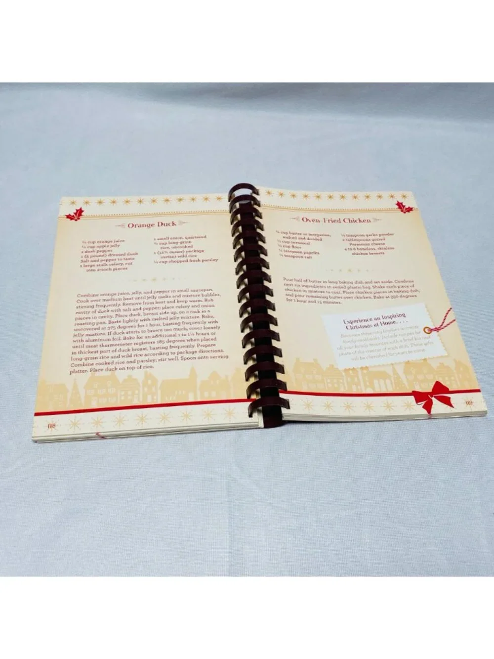 The Best Of Christmas At Home Cookbook Spiral Bound Recipes Holiday Cooking